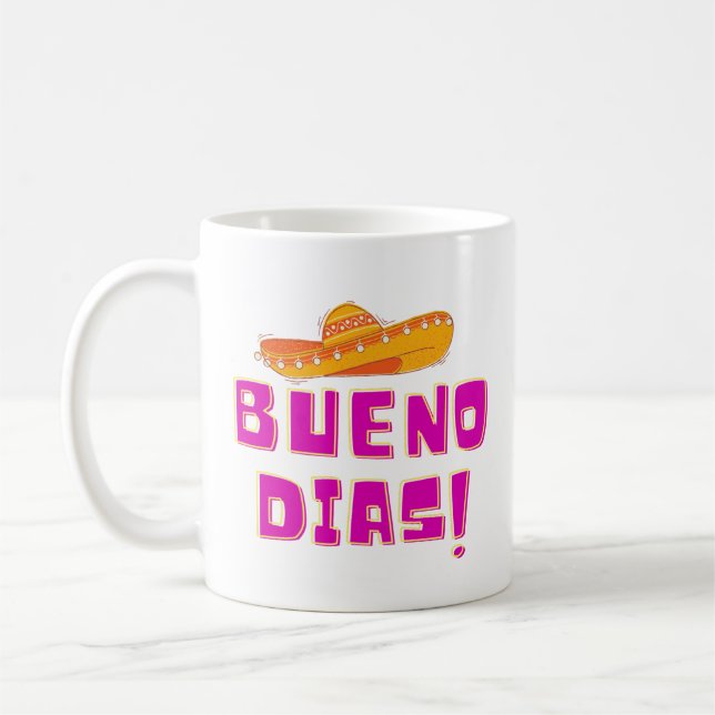 Taza De Café Buenos días Mug (Izquierda)