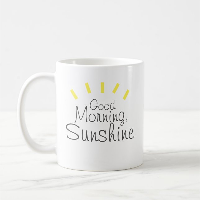 Taza De Café Buenos días Mug (Izquierda)