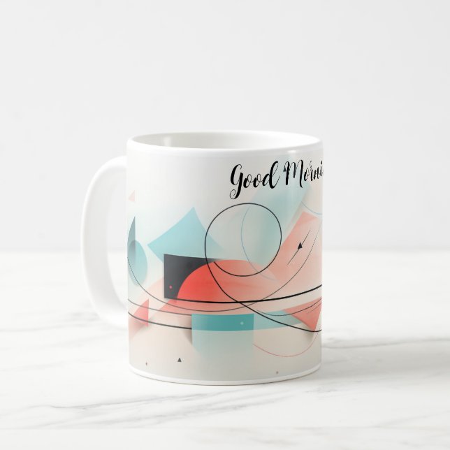 Taza De Café ☀️ Buenos días personalizado ☕️ (Anverso izquierdo)
