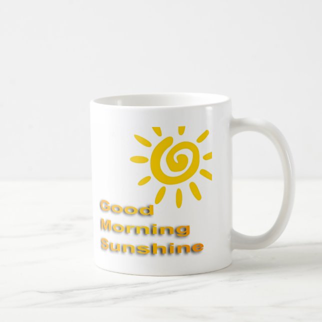 Taza De Café Buenos días Sunshine (Derecha)