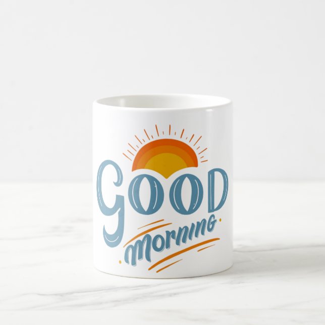Taza De Café Buenos días Sunshine: clásico (Centro)