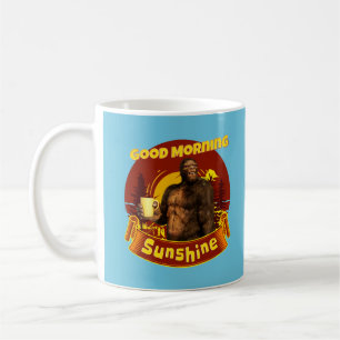 Taza De Café Buenos días Sunshine Funny Bigfoot