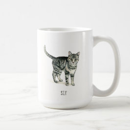 Taza De Café Buenos gatos: Sentarse Mug
