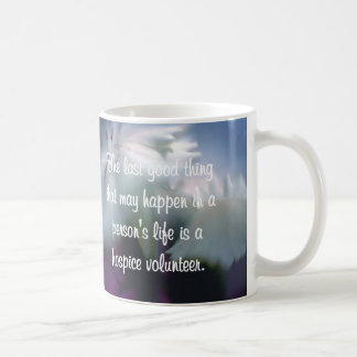Taza De Café Buenos trabajos del voluntario del hospicio