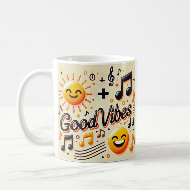 TAZA DE CAFÉ ☀️ + 🎶 = BUENOS VIBOS (Izquierda)