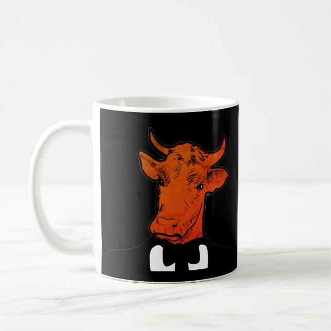 Taza De Café buey, animal, (Izquierda)