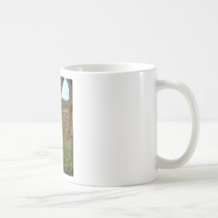 Taza De Café Buey y flor de primavera Bunny