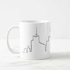 Taza De Café Búfalo City Skyline Mug