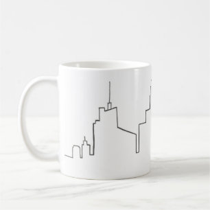 Taza De Café Búfalo City Skyline Mug