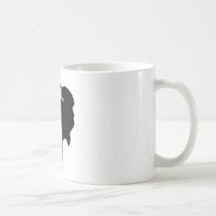 Taza De Café Búfalo de Bison Black & White Pop Art