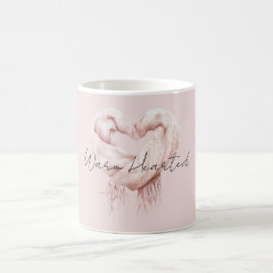 Taza De Café Bufanda Coraзон Rosa Rubor Calido Corazón