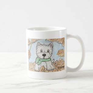 TAZA DE CAFÉ BUFANDA DE WESTIE