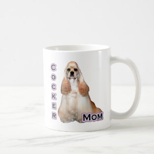 Taza De Café Buff Cocker Spaniel Mom; Cocker Spaniel Mom