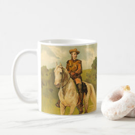 Taza De Café Buffalo Bill Cody en caballo