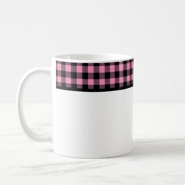 Taza De Café Buffalo Plaid (Izquierda)