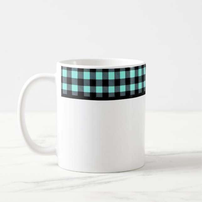 Taza De Café Buffalo Plaid (Izquierda)