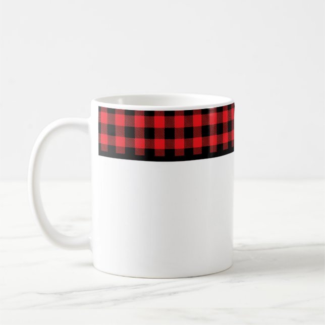 Taza De Café Buffalo Plaid (Izquierda)