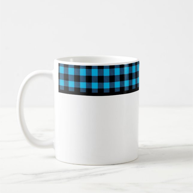 Taza De Café Buffalo Plaid (Izquierda)