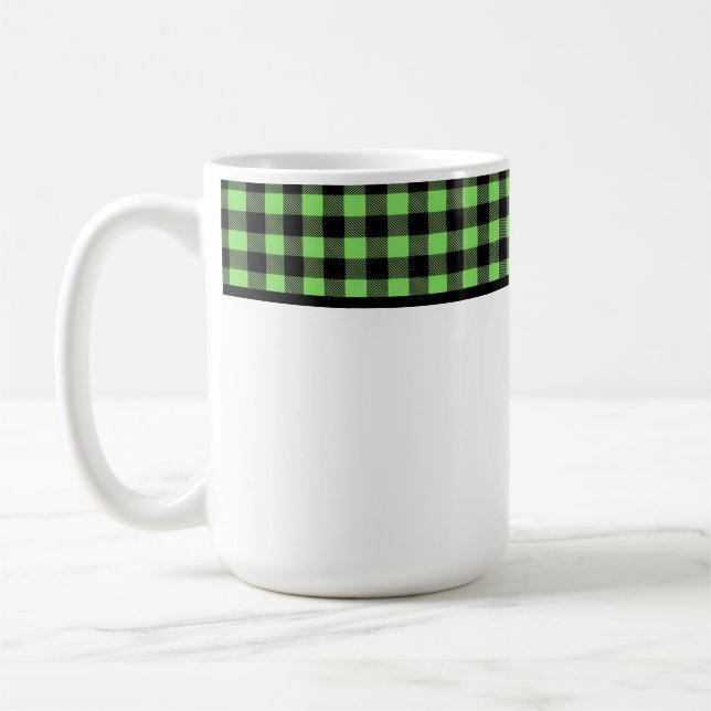 Taza De Café Buffalo Plaid (Izquierda)