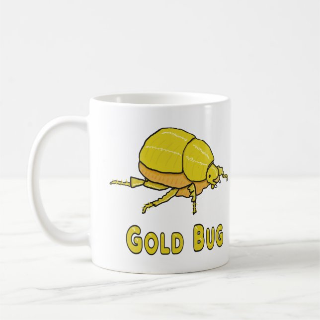 Taza De Café Bug de oro (Izquierda)