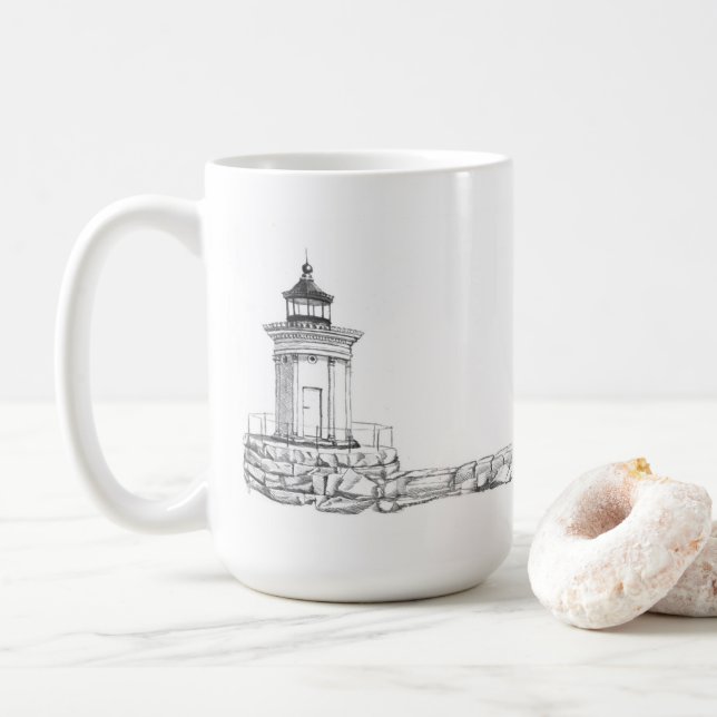 Taza De Café Bug Light Sketch (Con donut)