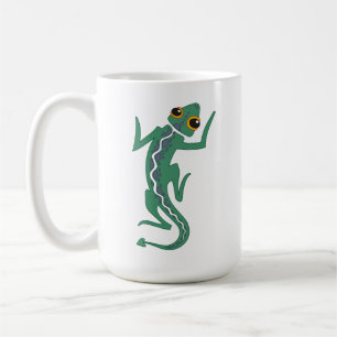 Taza De Café Buggi Green Lizard Artistic Clipart-27847