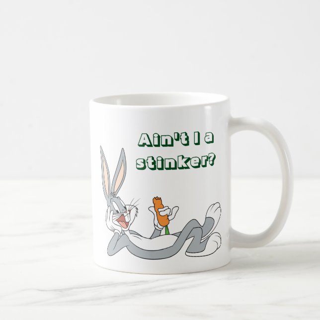 Taza De Café BUGS BUNNY™ acostado comiendo zanahoria (Derecha)