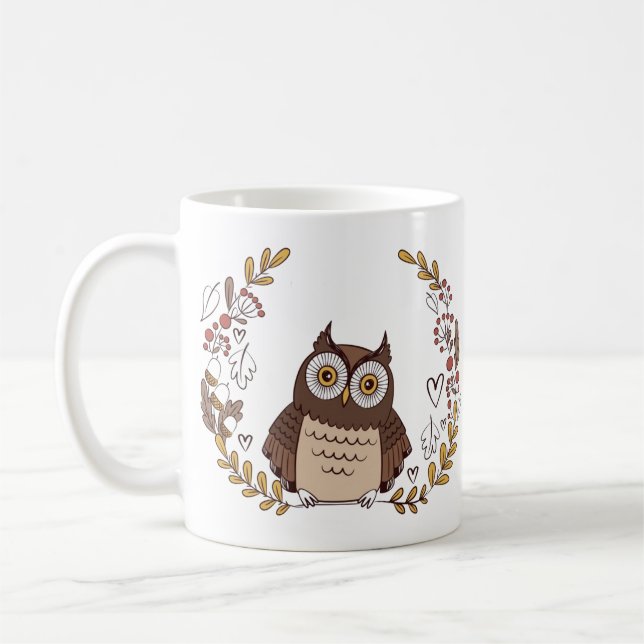 Taza De Café Búho (Izquierda)