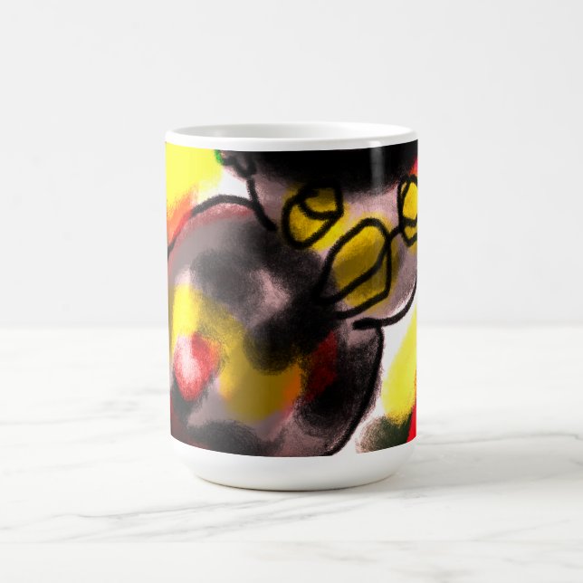 Taza De Café Búho alegría otoñal (Centro)