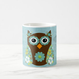 Taza De Café Búho Alicia del diseñador