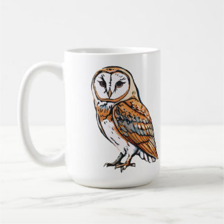 Taza De Café Búho Barreteado 