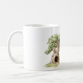 Taza De Café Búho de árbol te verá pájaro