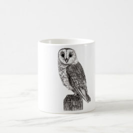 Taza De Café Búho de barn 2 Mug