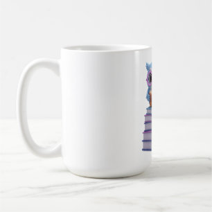 Taza De Café Búho de libro cósmico