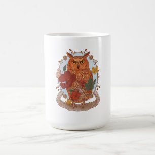 Taza De Café Búho del bosque 
