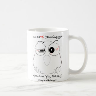 Taza De Café Búho divertido