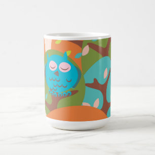 Taza De Café Búho Dormilón