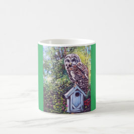 Taza De Café Búho en Birdhouse Mug