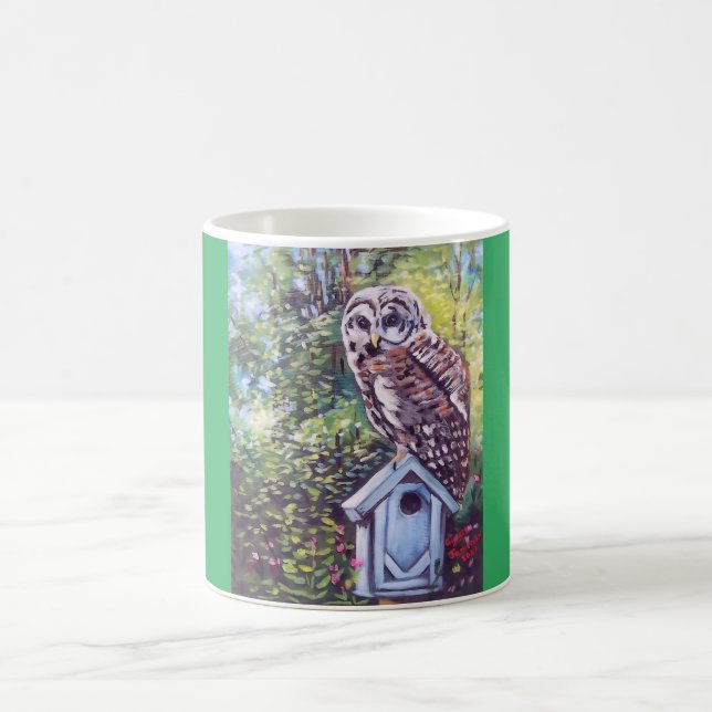 Taza De Café Búho en Birdhouse Mug (Centro)