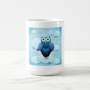 Taza De Café Búho en el cielo