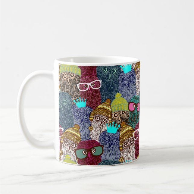 Taza De Café Búho en la corona (Izquierda)