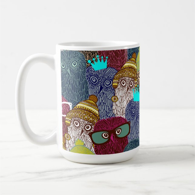 Taza De Café Búho en la corona (Izquierda)