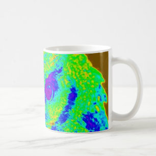 Taza De Café búho fluorescente