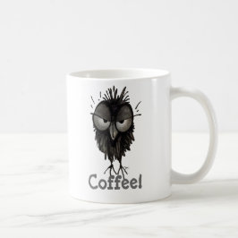 Taza De Café ¡Búho gruñón lindo y divertido de encargo que dice