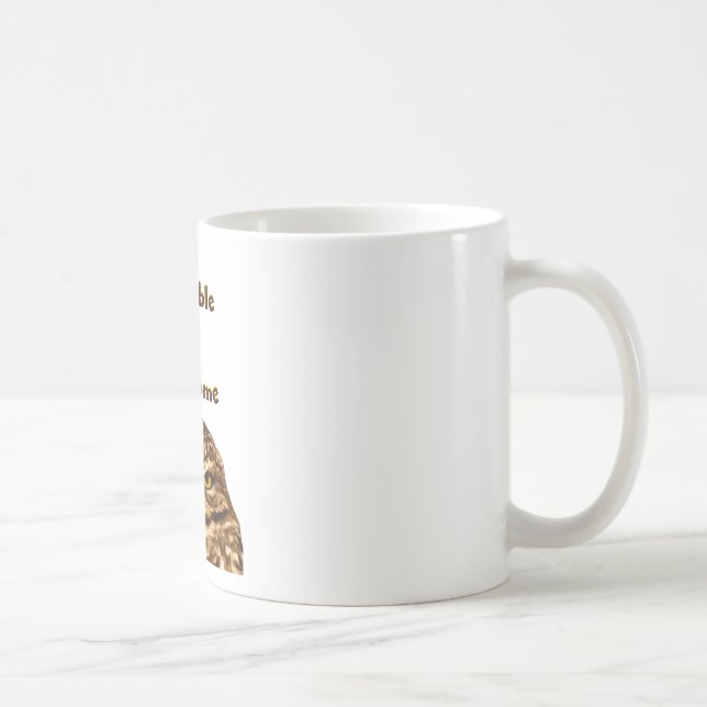 Taza De Café Búho irritable (Derecha)