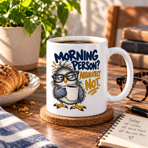 Taza de Café Búho No es Divertido en Absoluto Pers