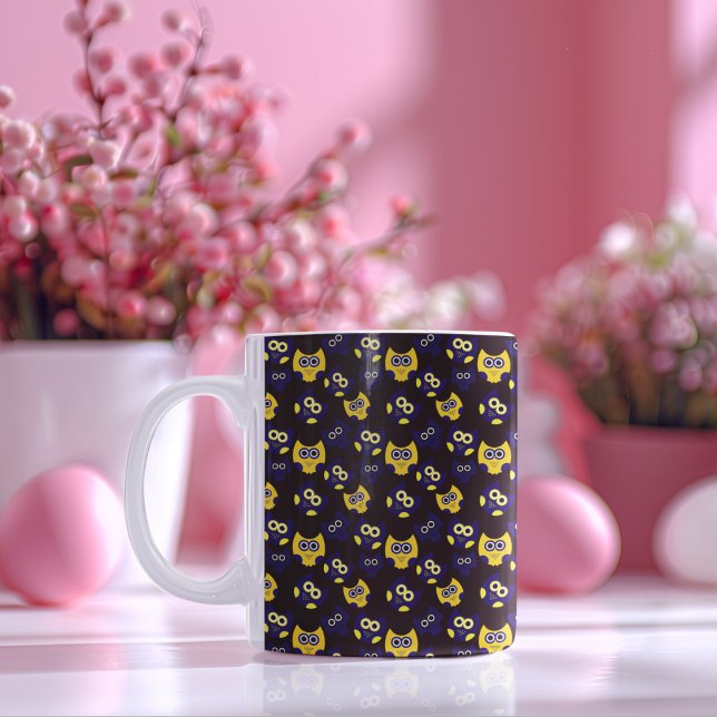 Taza De Café Búho oscuro (cups and mugs)