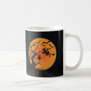 Taza De Café Búho Tiene Una Bruja Que Viaja Por Halloween Mug