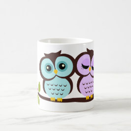 Taza De Café Búhos adorables