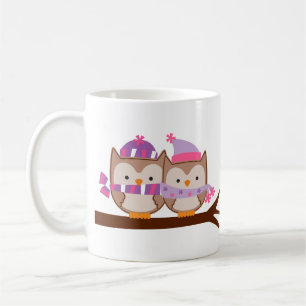 Taza De Café Búhos de día de San Valentín
